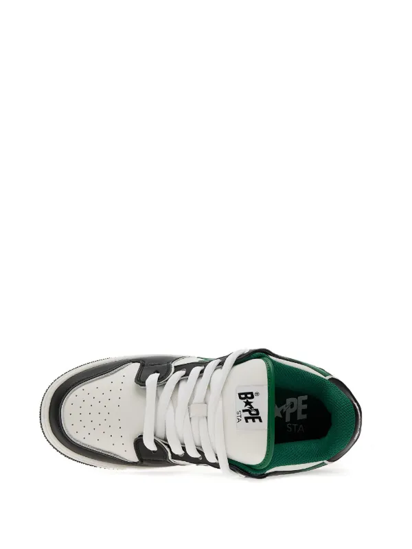 A BATHING APE® Bape Sk8 Sta #1 M2 lace-up Sneakers | White