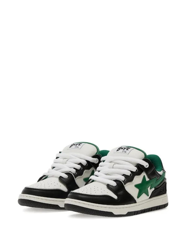 A BATHING APE® Bape Sk8 Sta #1 M2 lace-up Sneakers | White