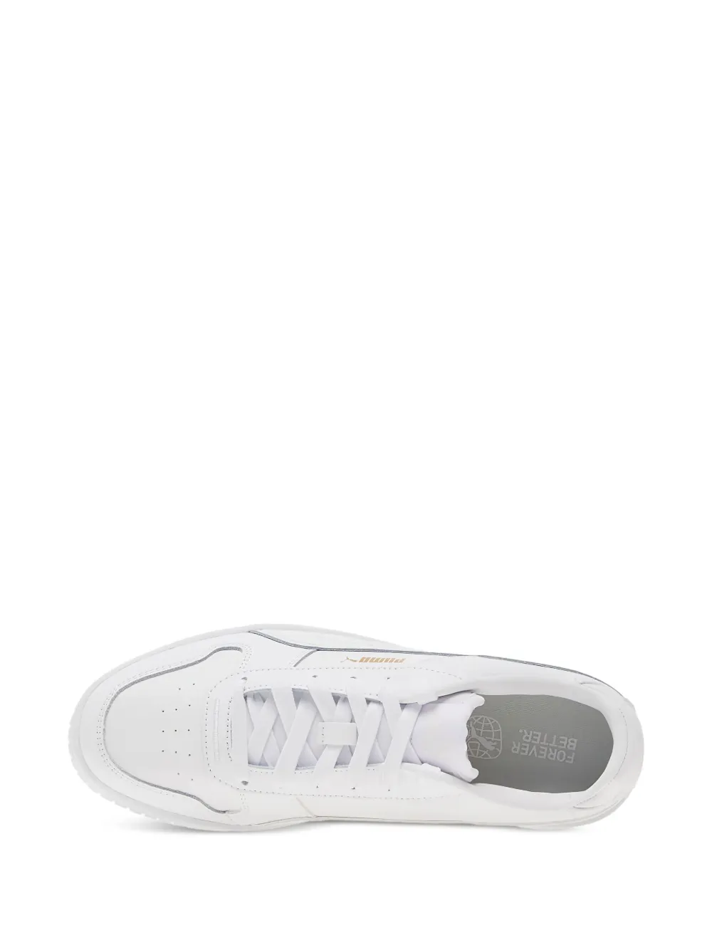 PUMA Carina Street sneakers met plateauzool Wit