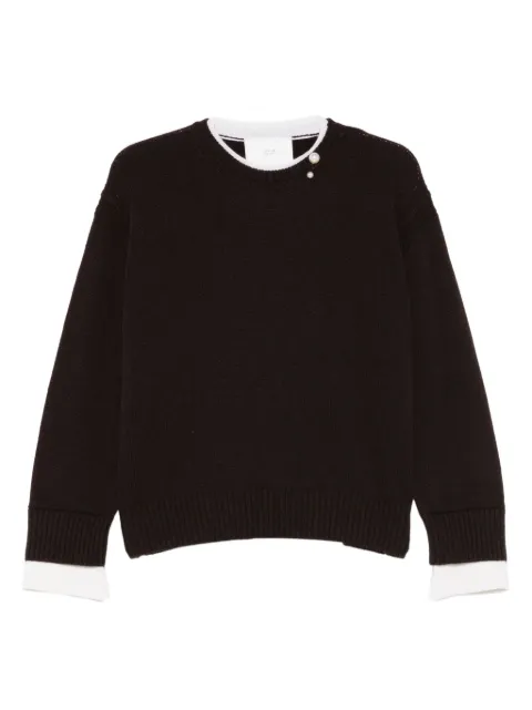 Vanisè pearl-embellishment sweater