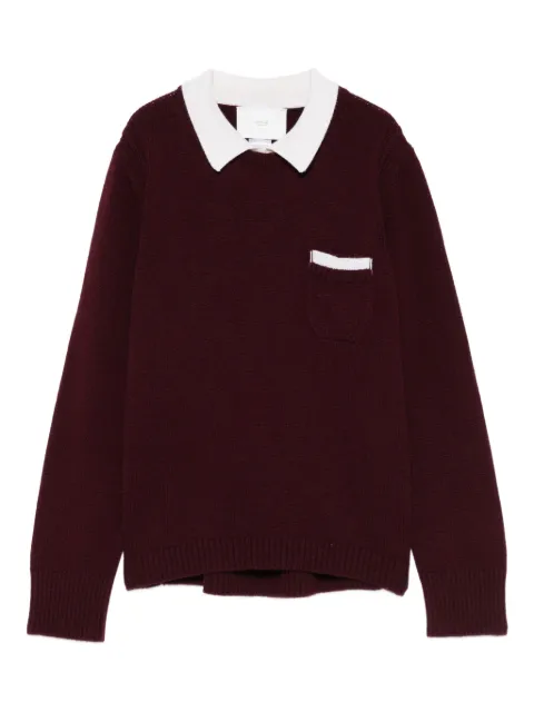 Vanisè polo-collar sweater