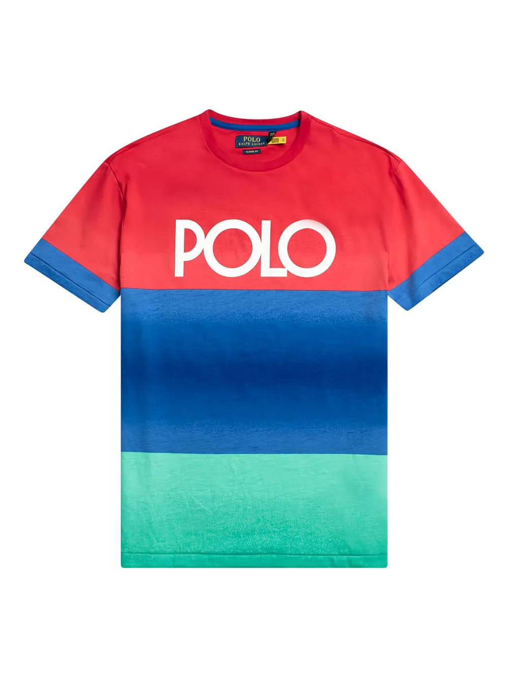 Polo Ralph Lauren T-shirt con logo effetto sfumato - Rosso