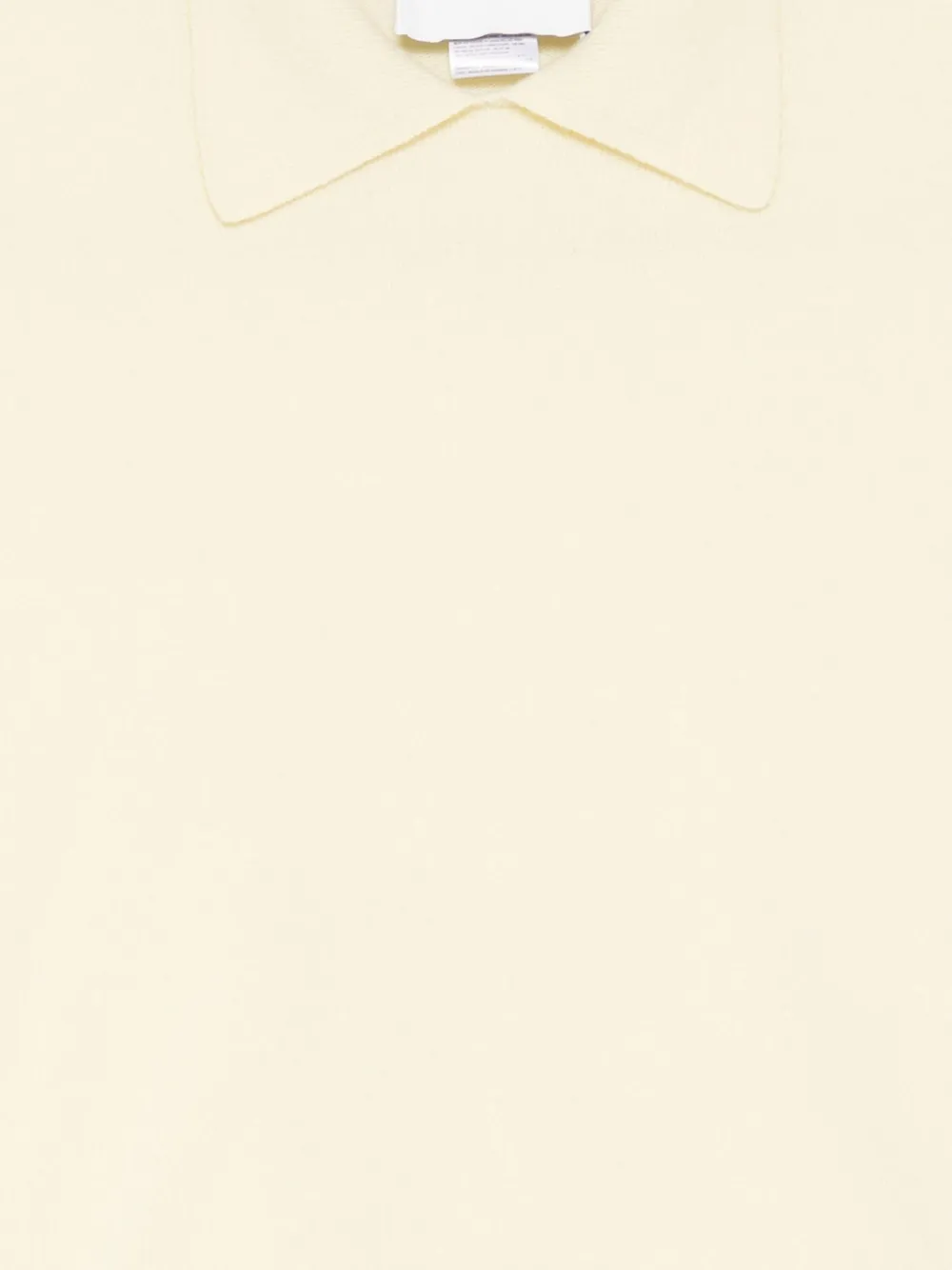  Vanisè Polo-collar Sweater - Yellow 