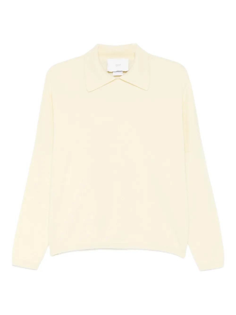Vanisè polo-collar sweater - Gelb