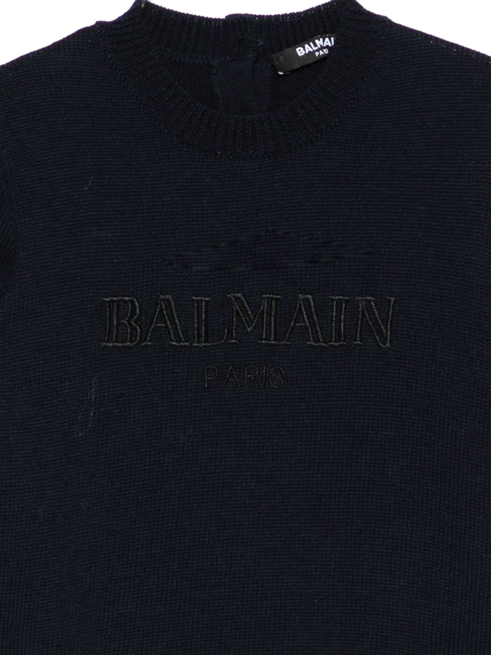 Balmain Kids Top met logo Blauw