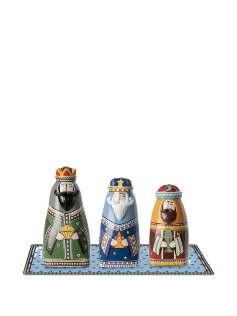 EGAN Three Wise Men decorated ceramic (set of four) 