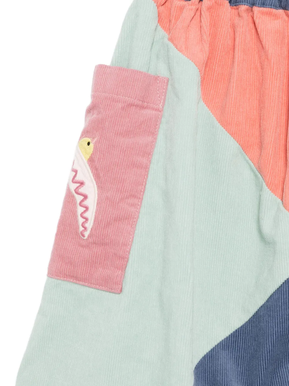 Stella McCartney Kids Rok met patchwork Blauw