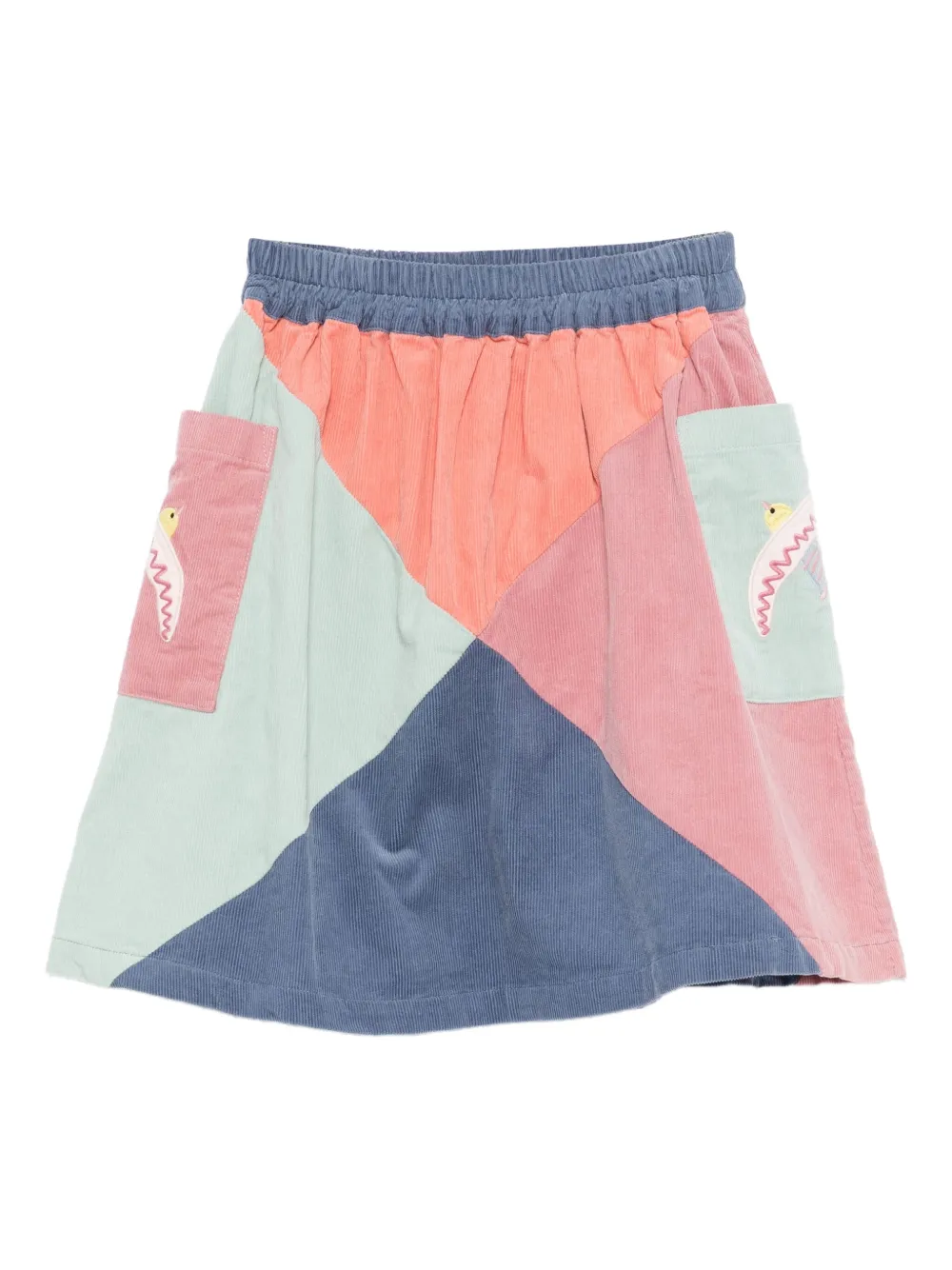 Stella McCartney Kids falda con diseño patchwork | azul | Image 1