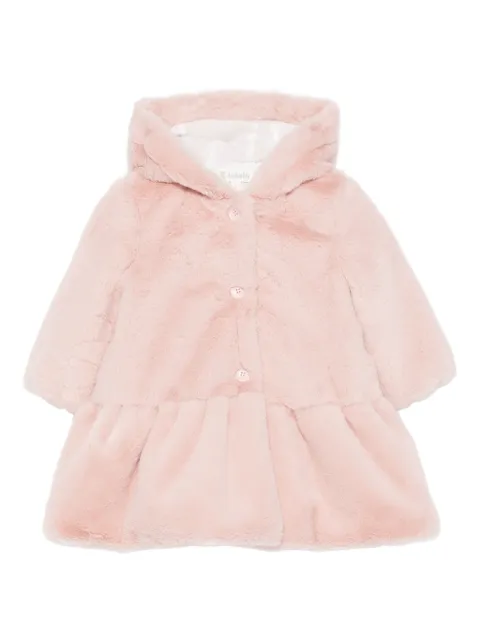 LALALU Cappotto con cappuccio e bottoni