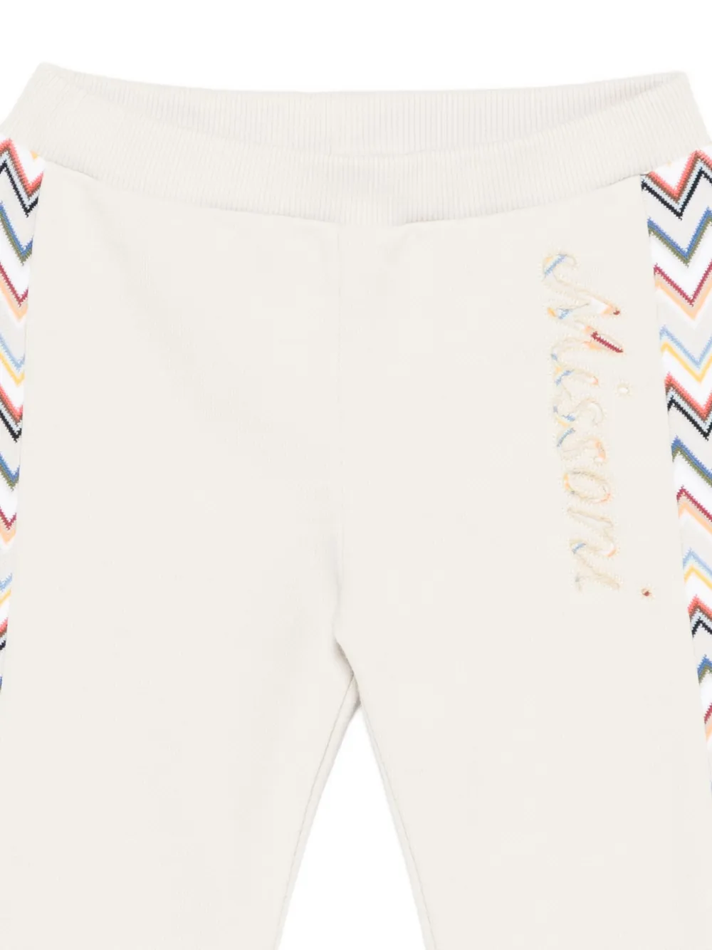 Missoni Chevron Hooded Tracksuit In Neutral