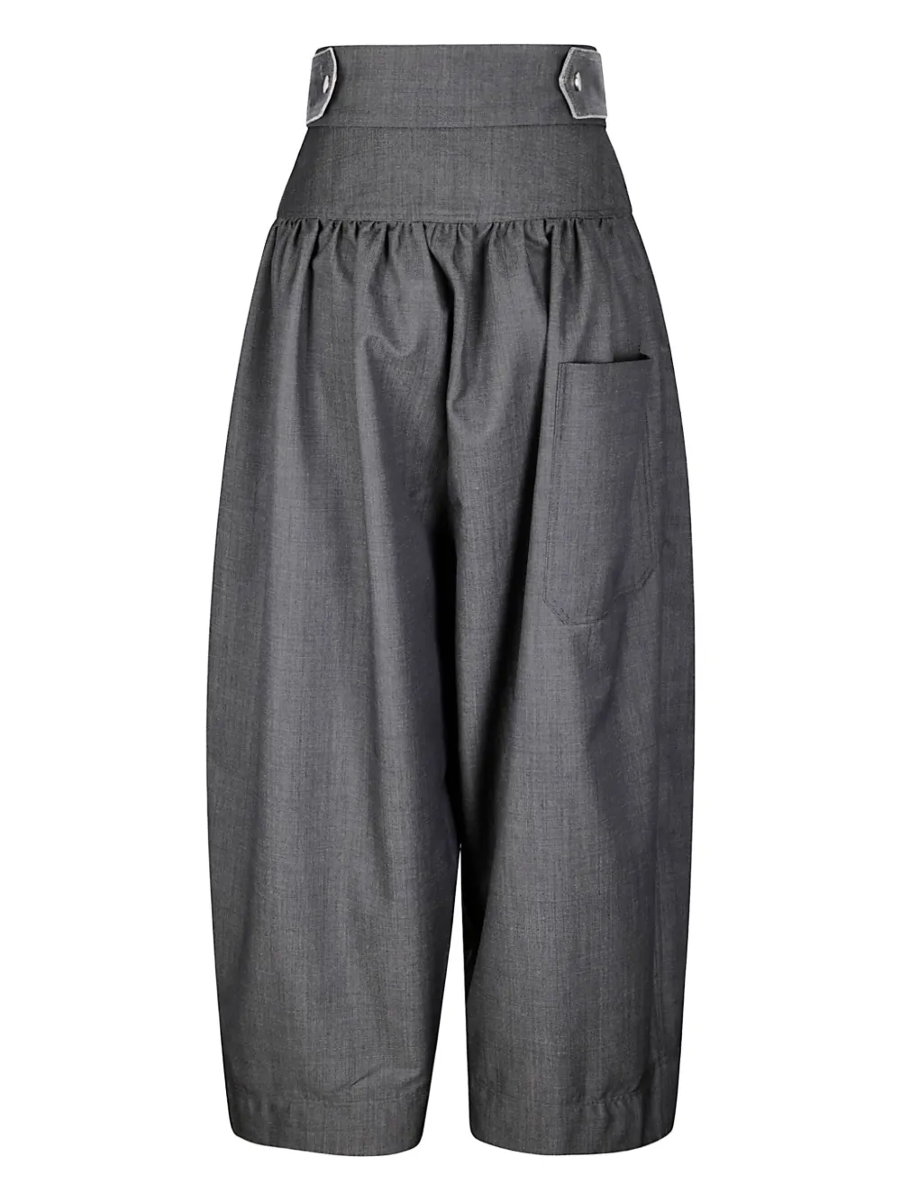 Niccolò Pasqualetti Luna broek met wijde pijpen - Grijs