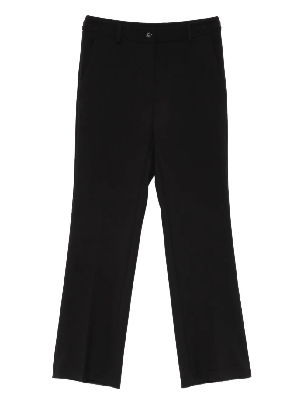 Rewind Button Trousers In Black