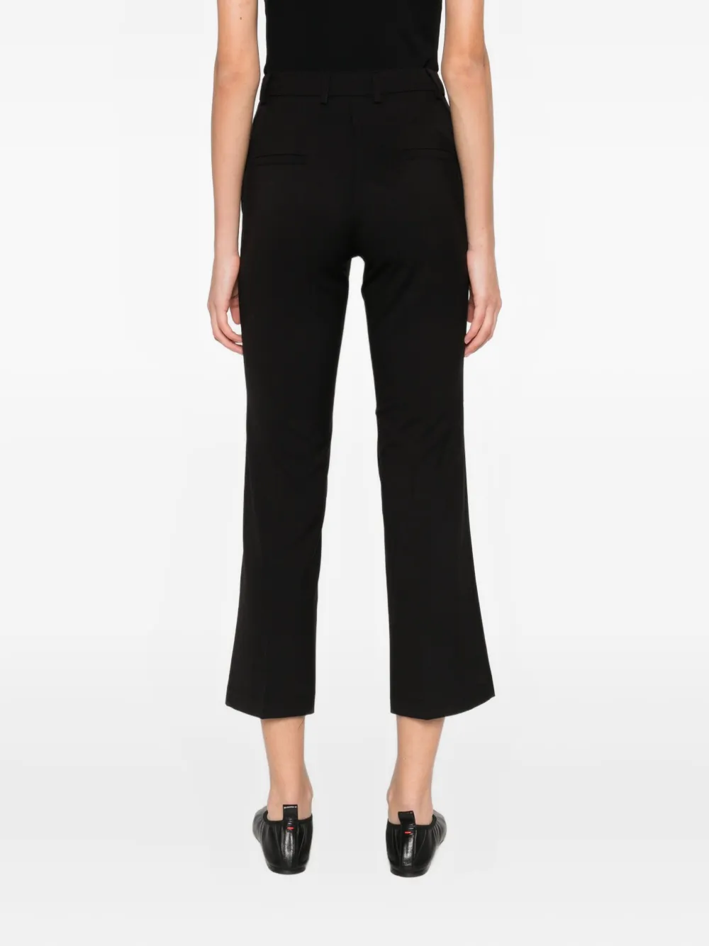 Rewind Button Trousers In Black