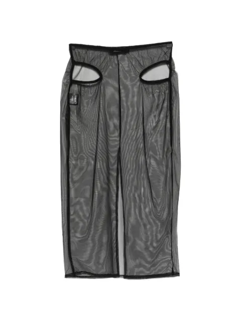 Cowboys of Habit cut-out midi skirt