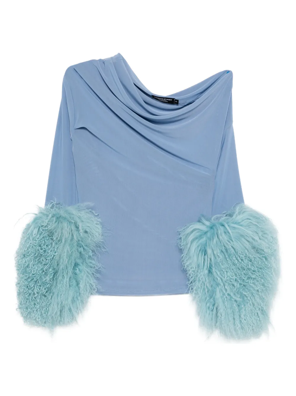 Cowboys of Habit Amazon draped top - Blu