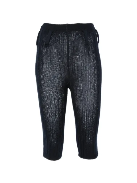 Prada ribbed-knit belt-loop shorts