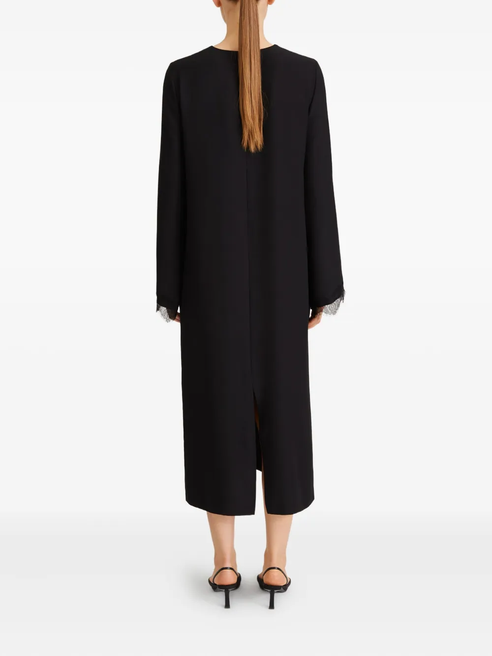 Stylein Margo Lace-trim Dress In Black