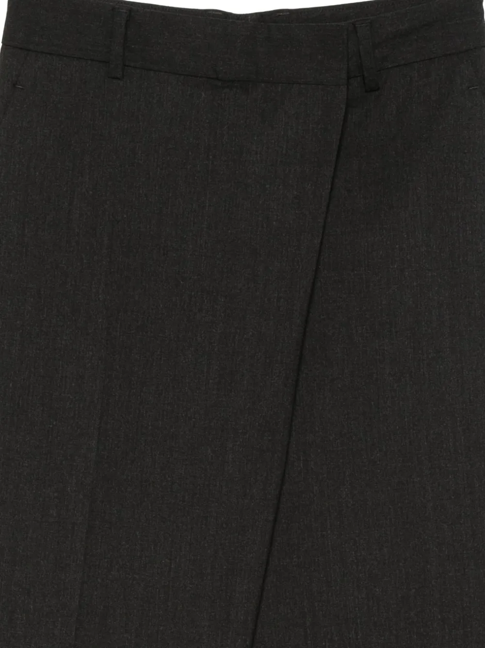 Alberto Biani Broek met verborgen sluiting Grijs