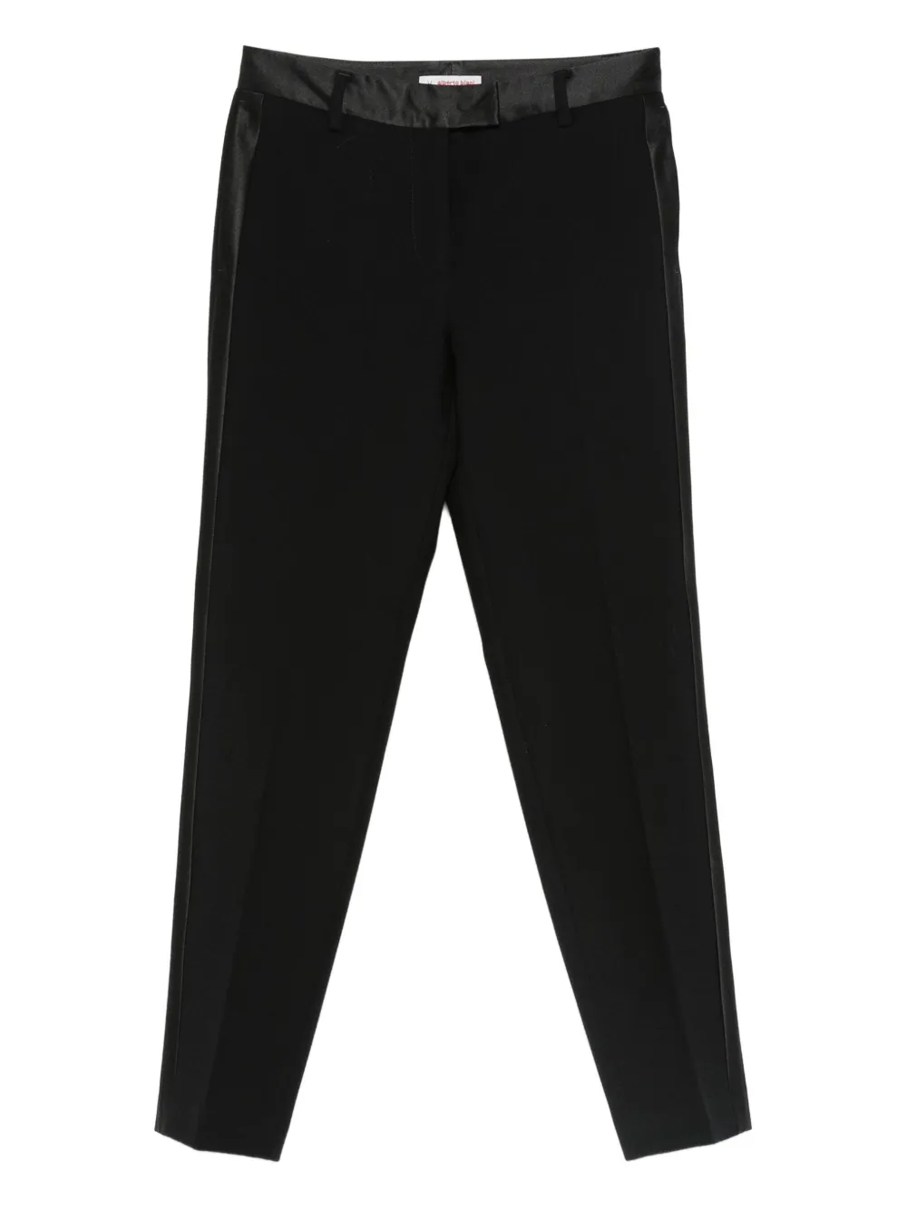 Alberto Biani Zip-fastening Trousers In Black