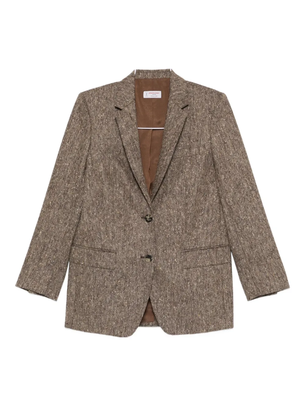 Alberto Biani single-breasted blazer - Marrone