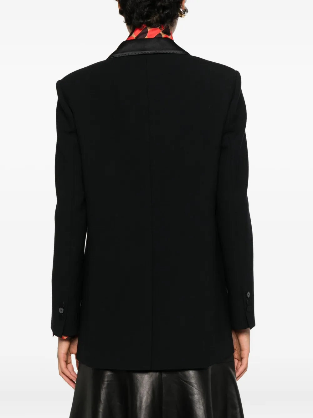 Alberto Biani Blazer met enkele rij knopen Zwart