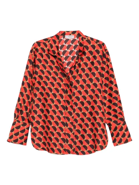 Alberto Biani geometric-pattern shirt