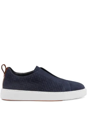 Santoni Victory slip-on Sneakers | Blue | FARFETCH