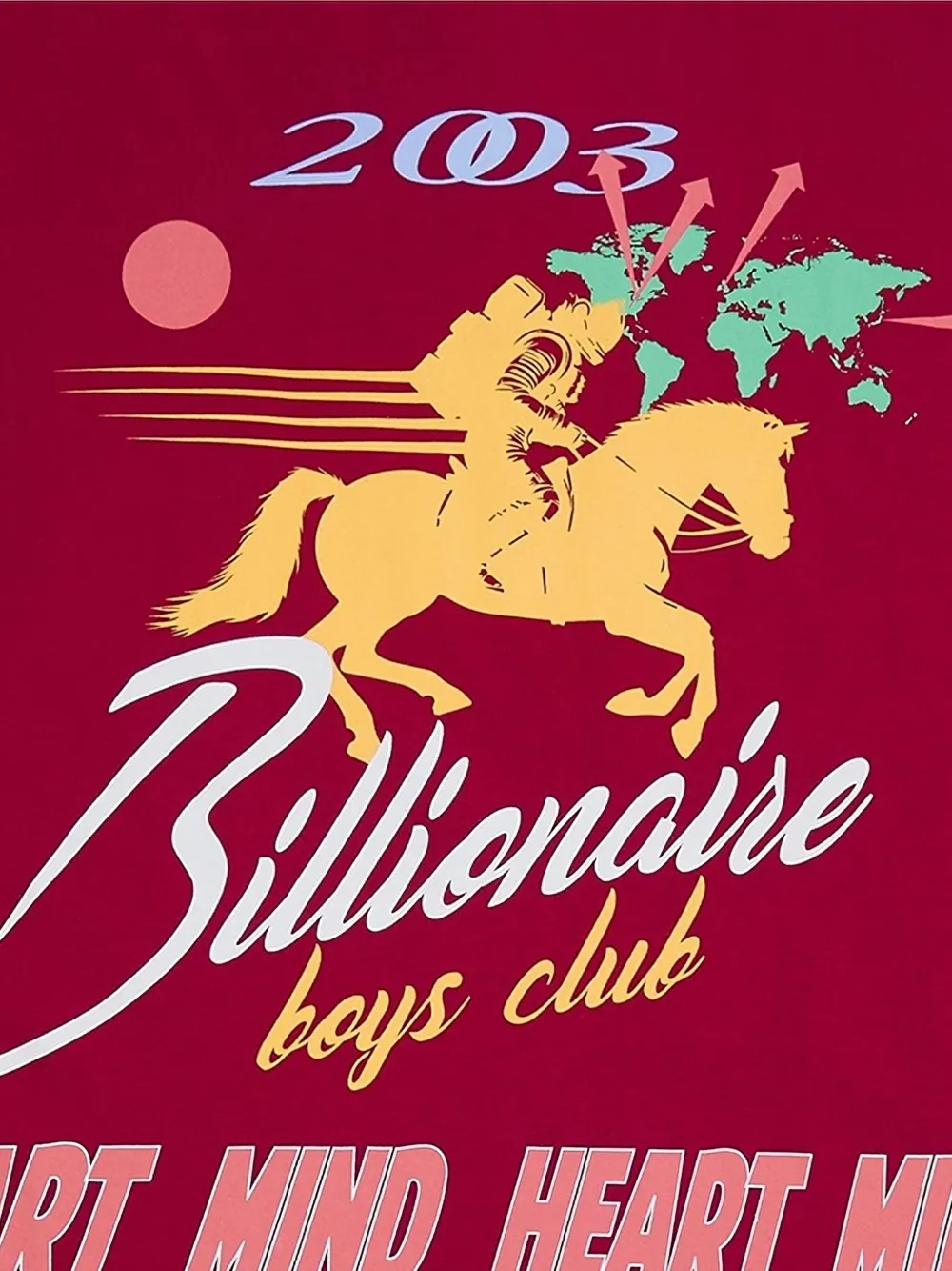 Billionaire Boys Club Celestial T-shirt met lange mouwen - Rood