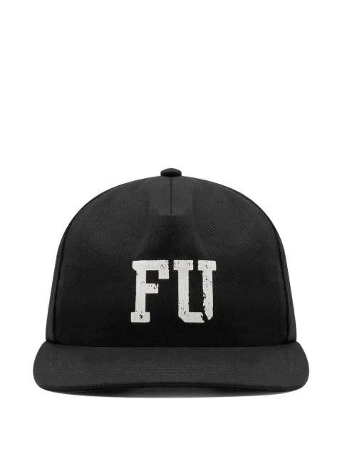 Fear Of God FU logo-plaque baseball cap