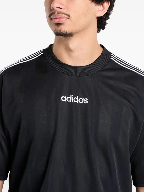 Adidas Striped Jersey | Black | FARFETCH