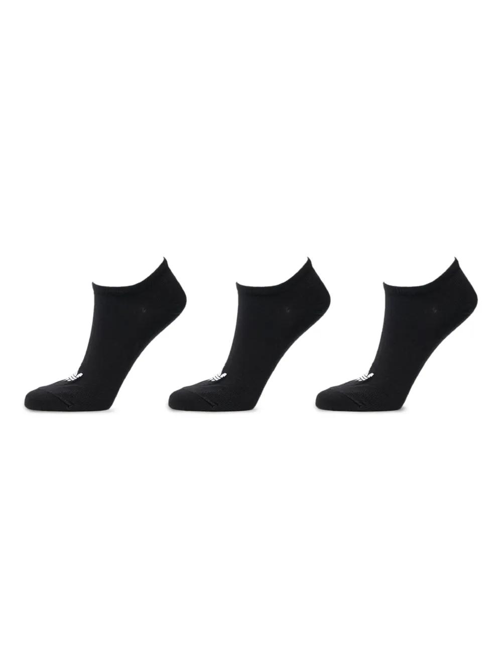 adidas logo-detail liner socks (pack of three) | Black | Image 1