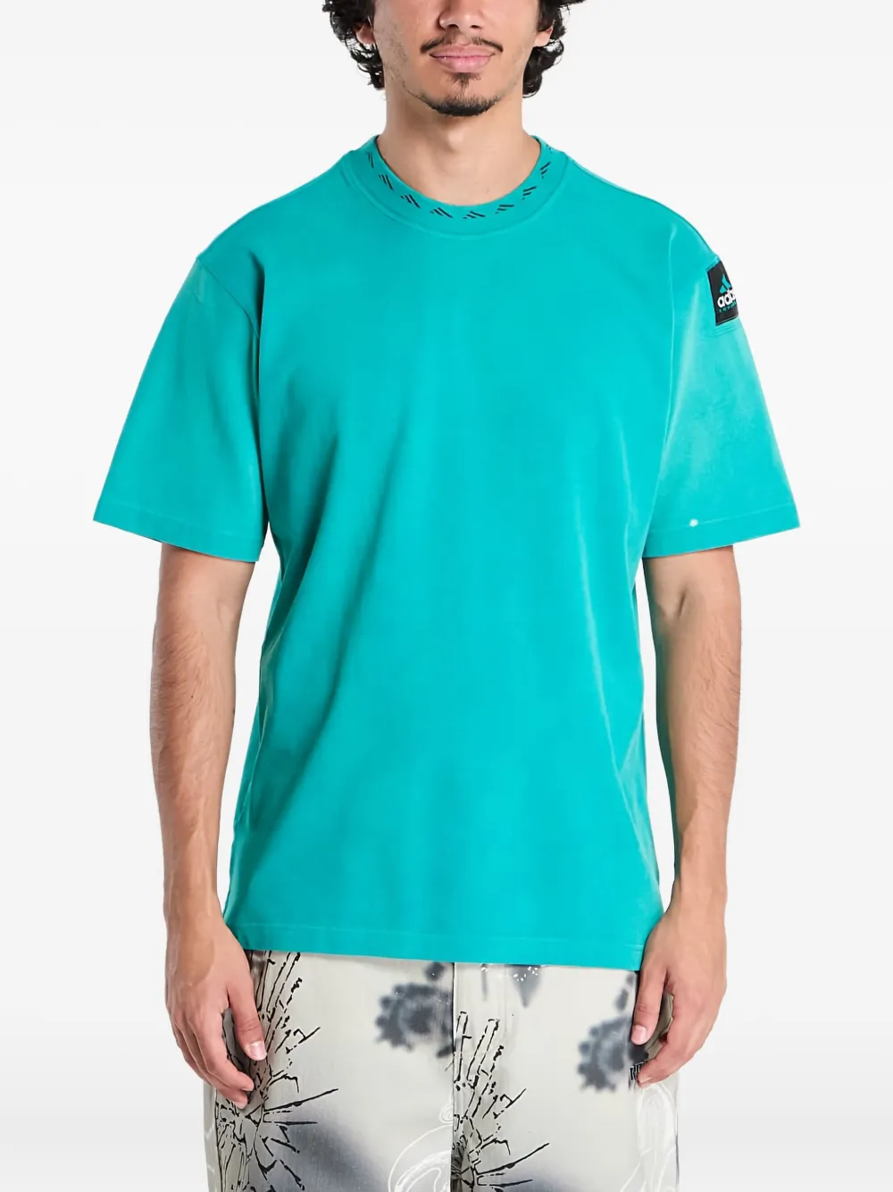 adidas logo-patch T-shirt | Green | Image 1