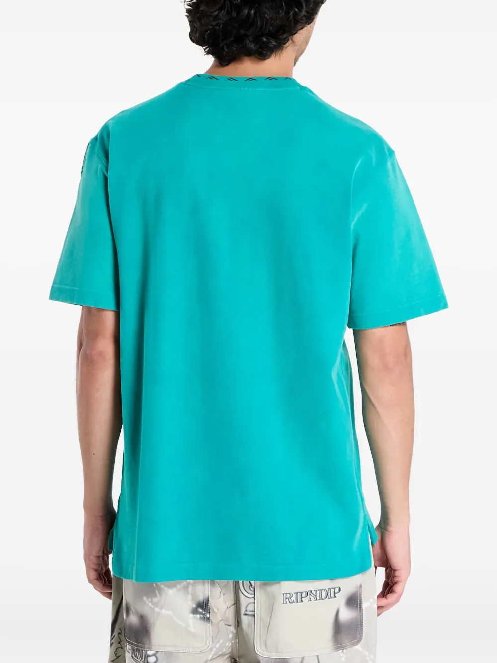 adidas T-shirt met logopatch Groen