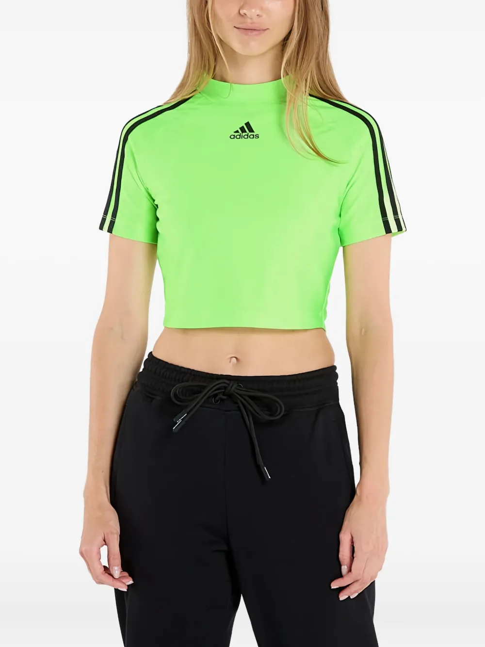 adidas T-shirt Teamgeist Adicolor a righe - Verde