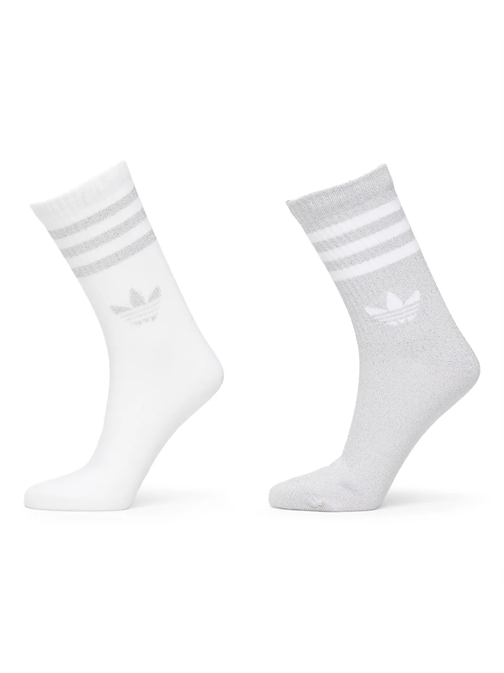 adidas 3-stripes logo socks (pack of two) | White | Image 1