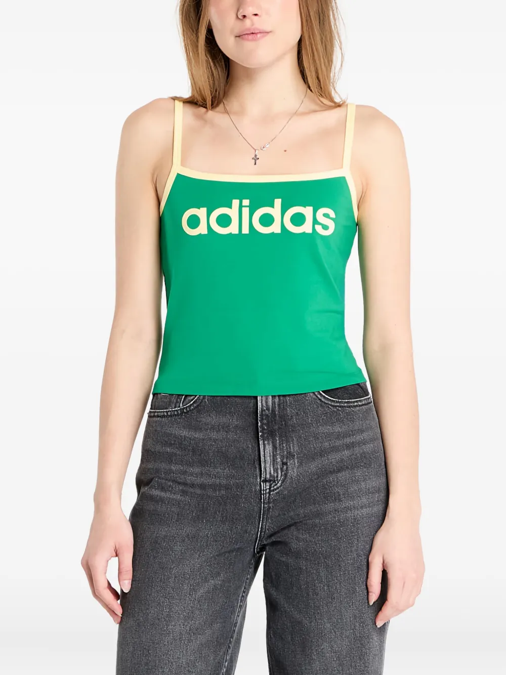adidas Canotta con logo - Verde