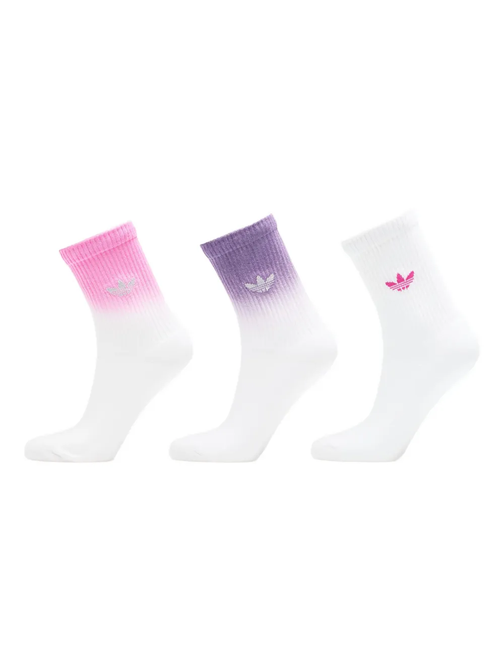 adidas ombre crew socks (pack of three) | blanc | Image 1