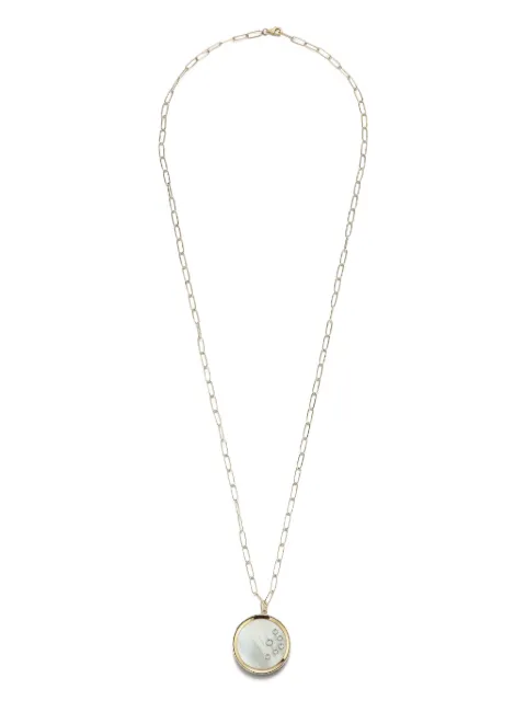 Mateo 14K yellow-gold mother-of-pearl diamond necklace