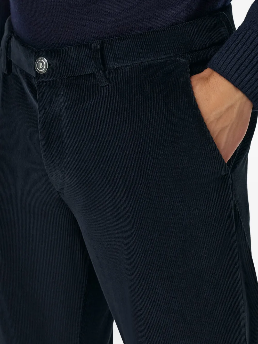 Boggi Milano Broek met knopen Blauw