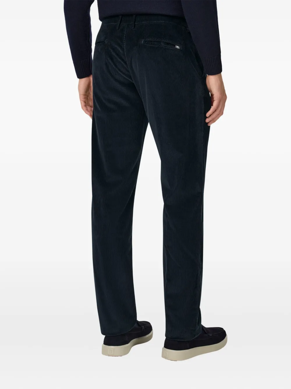 Boggi Milano Broek met knopen Blauw