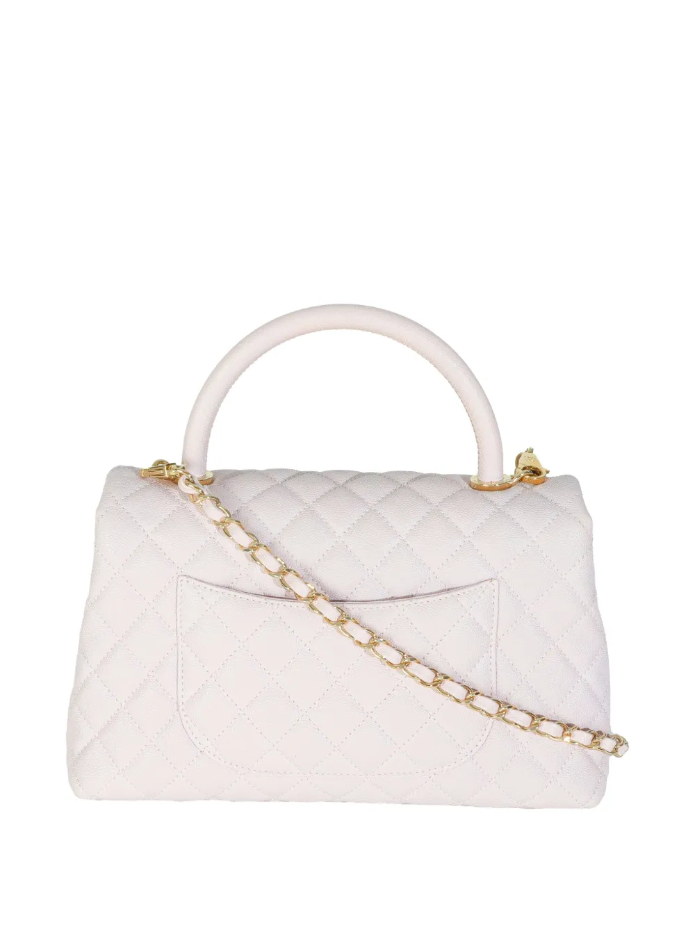 CHANEL Pre-owned 2020 Medium Coo Top Handle Tote Bag In Neutral