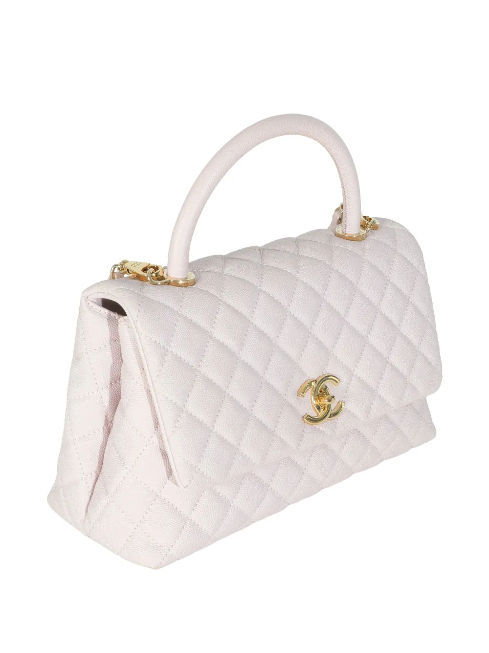 CHANEL Pre-owned 2020 Medium Coo Top Handle Tote Bag In Neutral