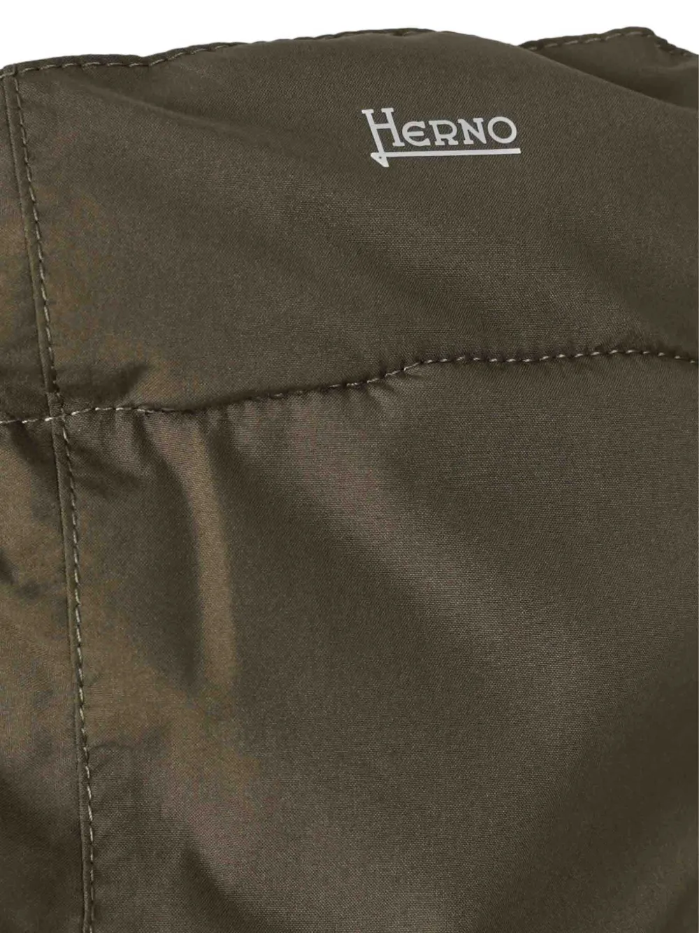 Herno Parka met ritssluiting Groen