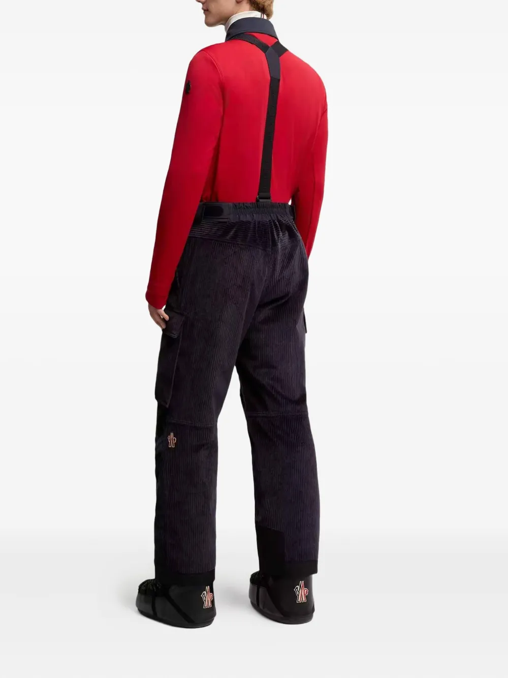 Moncler Grenoble Ribfluwelen skibroek Blauw