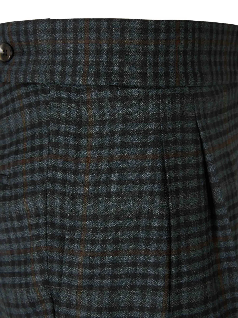 PT Torino Geruite broek Blauw