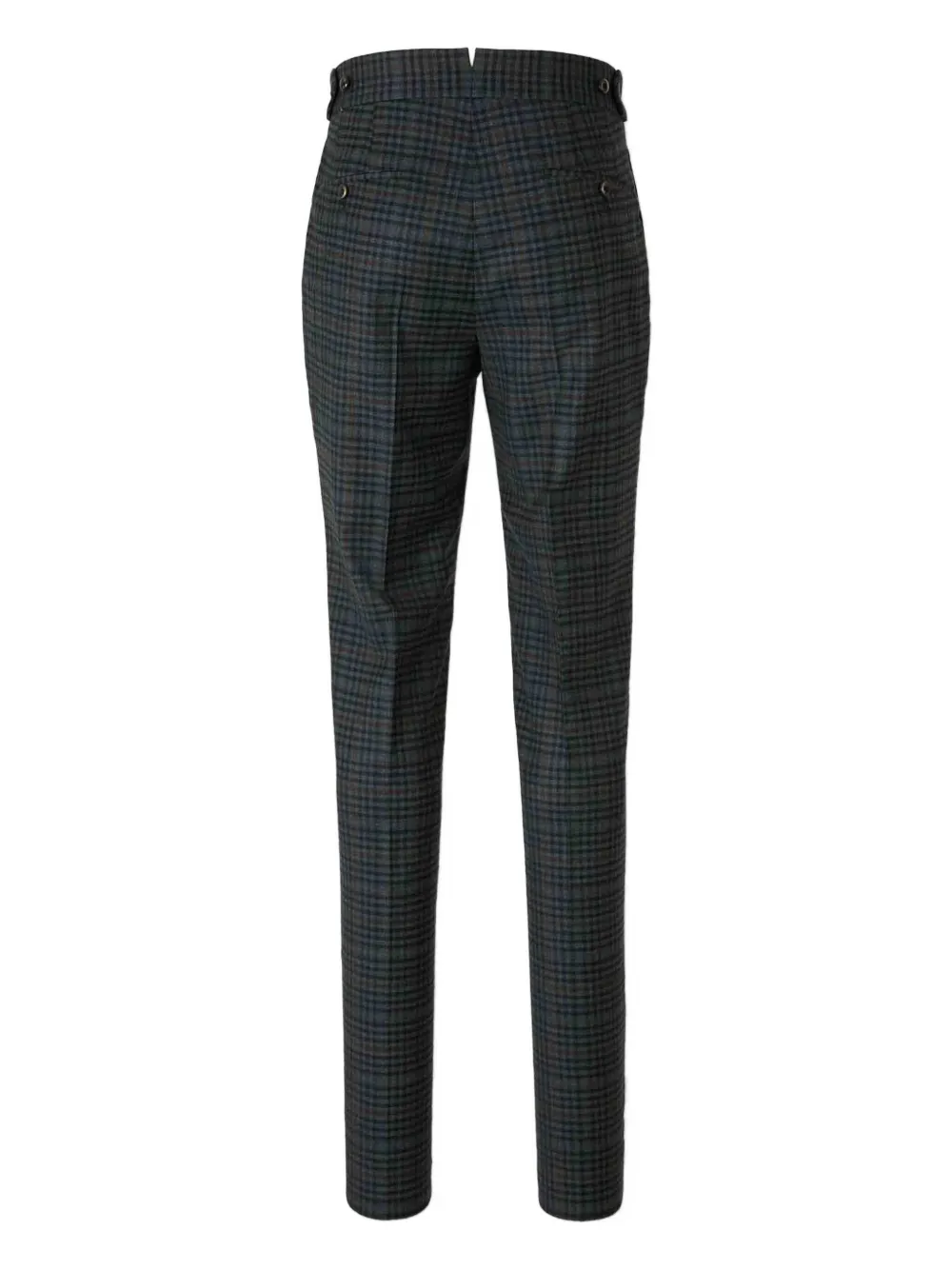 PT Torino checked trousers - Blauw