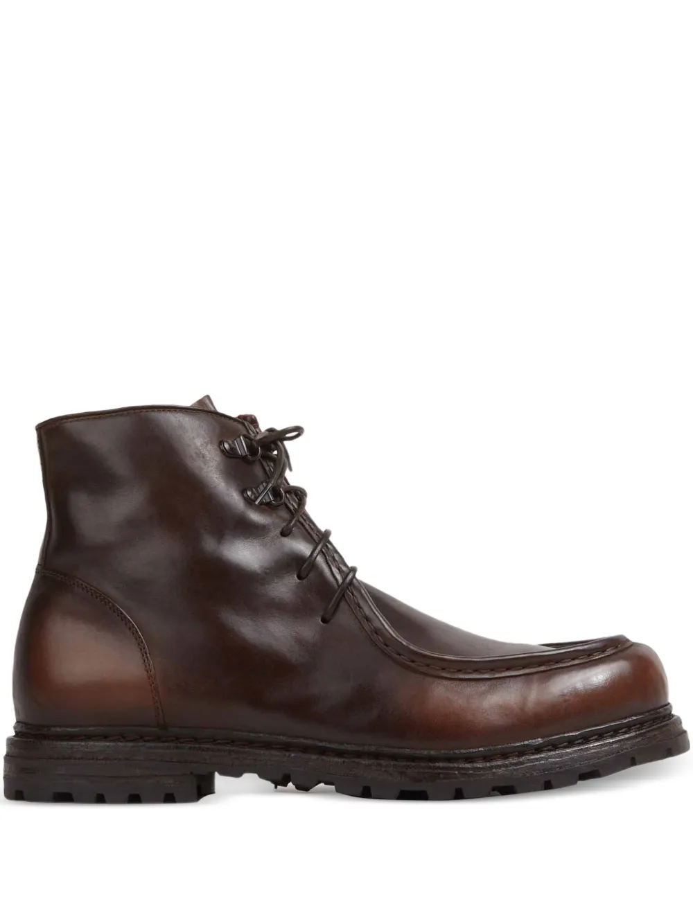 Officine Creative botas con puntera redonda | marrón | Image 1