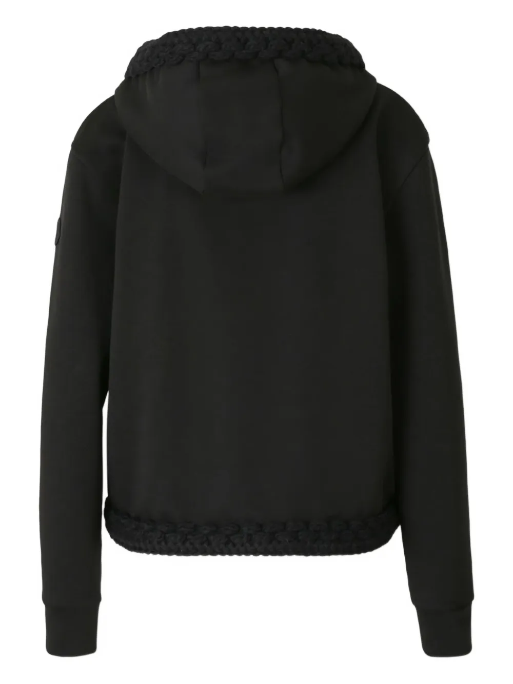 Moncler zip-up hoodie - Zwart