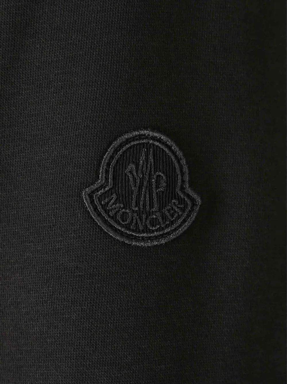 Moncler Zip-up Hoodie In Black