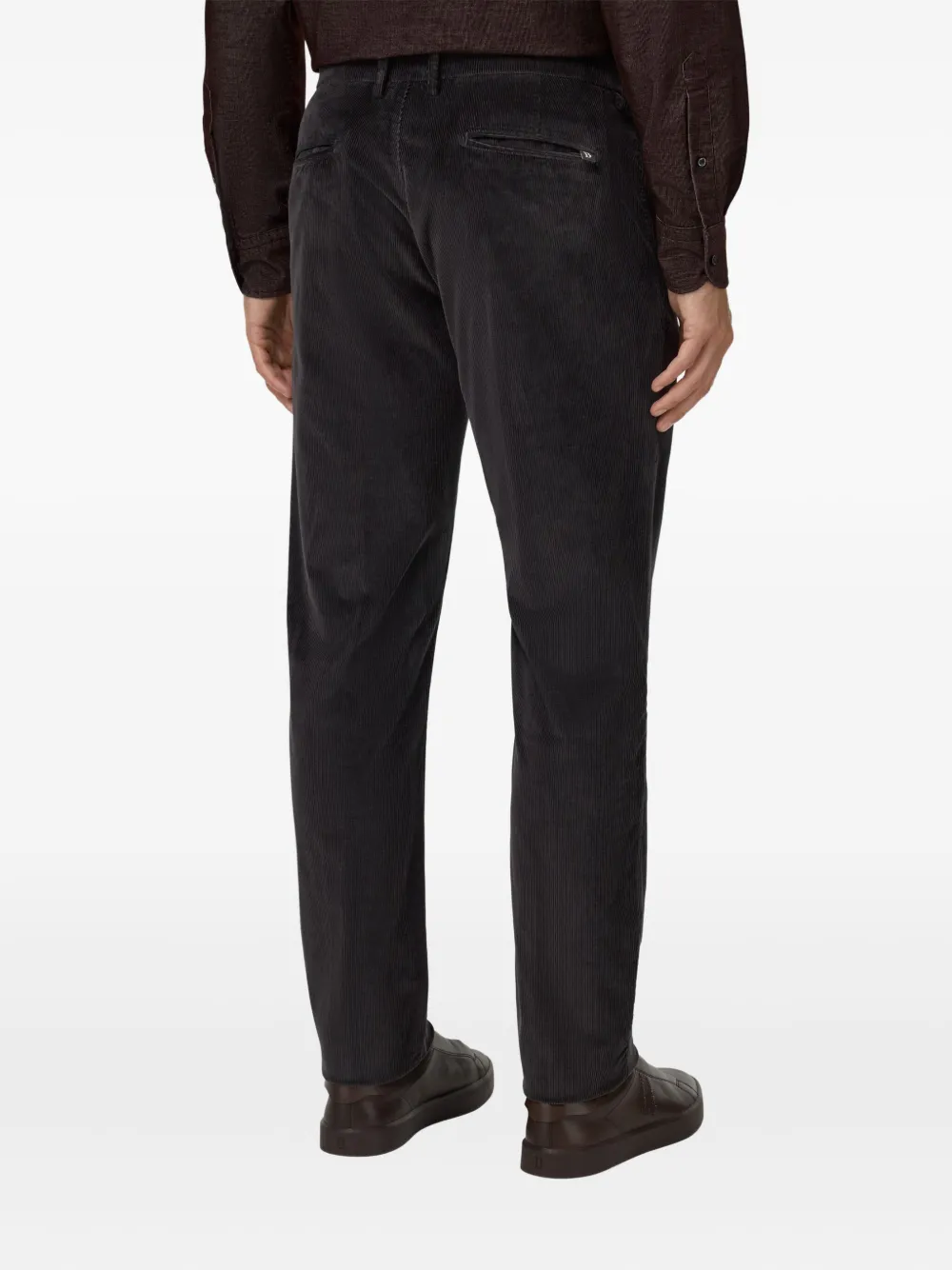 Boggi Milano Broek met knopen Grijs